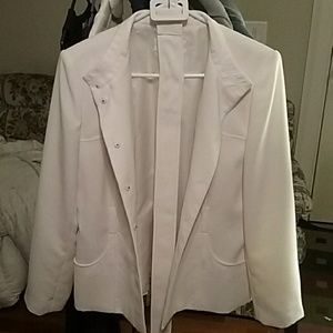 White/Cream Calvin Klein Jacket for Women